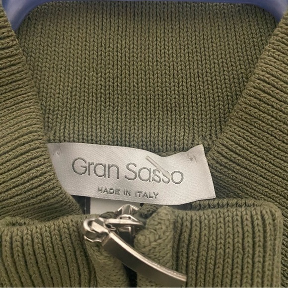 Gran Sasso Military Style Zipper Cardigan - Picture 3 of 7
